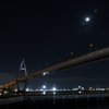 月夜の名港西大橋