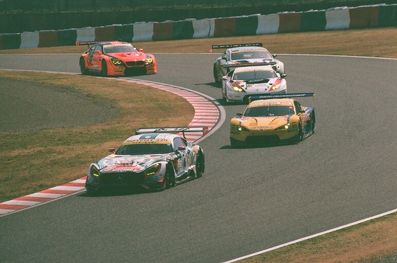 GT３００　デモレース　逆バンク　フィルム　CANON　F-1