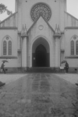 雨の聖ザビエル天主堂