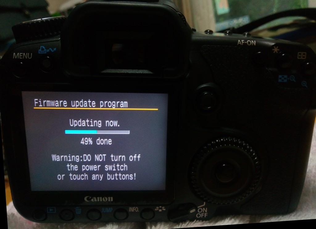 ソフトウェア更新　Canon 40D