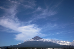 富士山　後部座席より