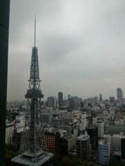 オフィスのエレベーターホールより　　スマホ撮影