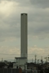 白い巨塔　三菱エレベーター SOLAÉ（ソラエ）塔　稲沢