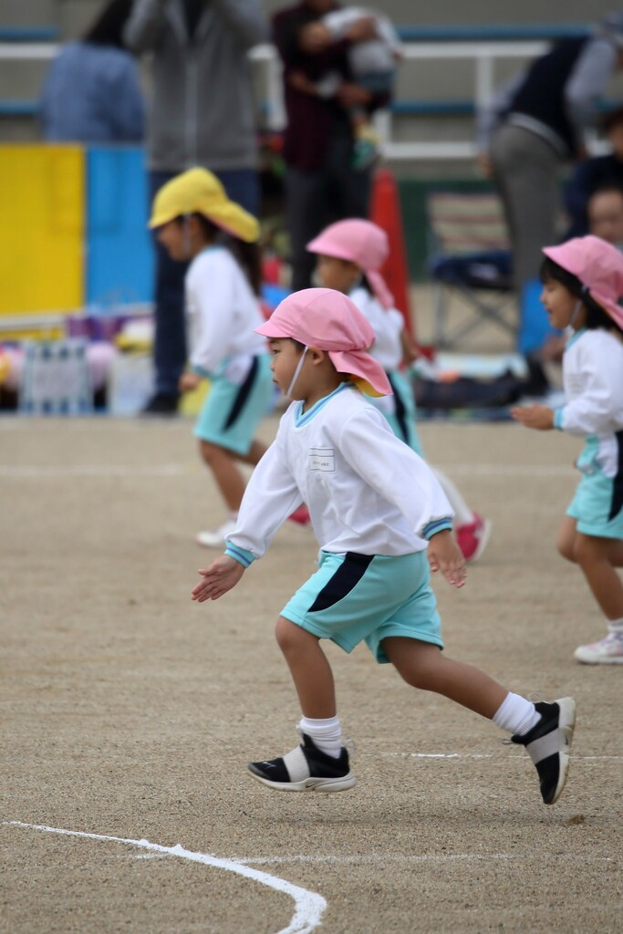 初めての運動会