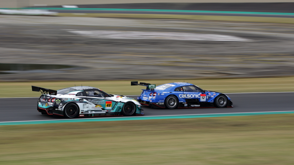 SUPER GT 土曜練習走行