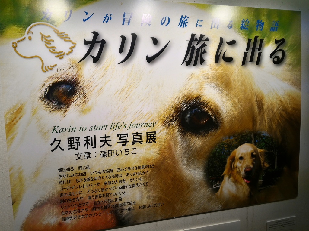 写真展　カリン旅に出る　