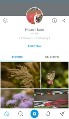 500px登録してみた　写真共有アプリ