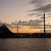 人工島の夕暮れ