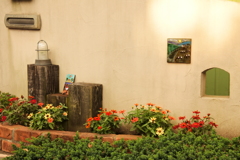 れんがの花壇