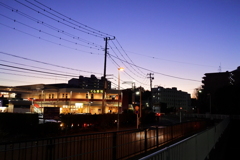 夕方のショッピングセンター 2