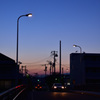夜の車