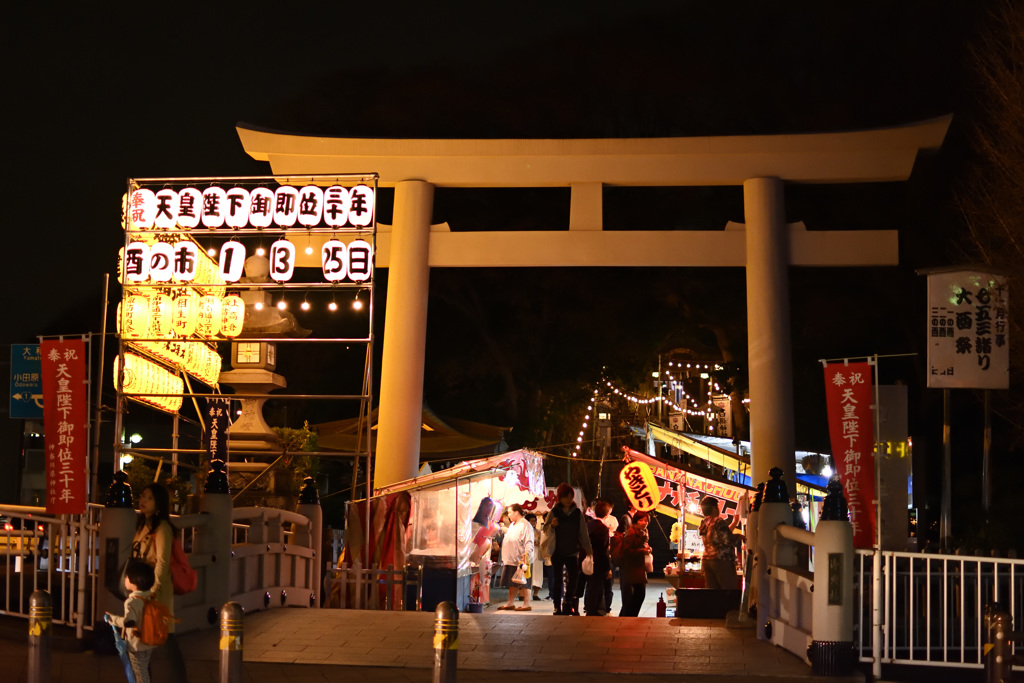 夜のお祭り