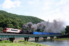 SL銀河と三陸鉄道