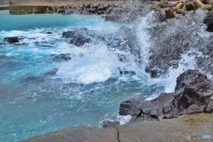 波しぶきin八丈島