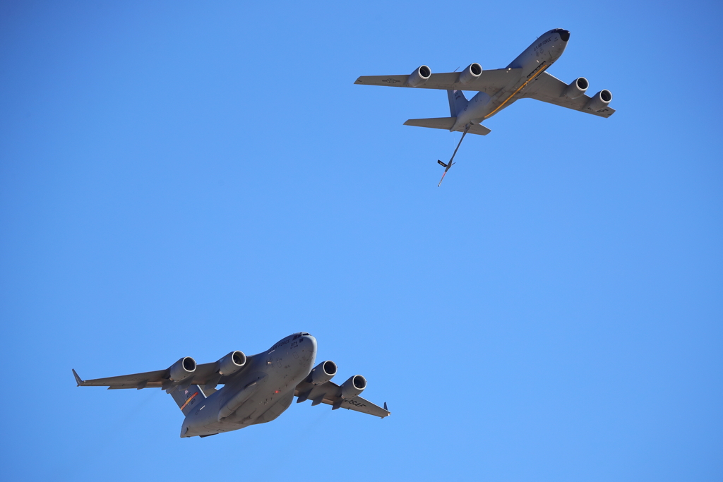 大きいの　C-17とKC135