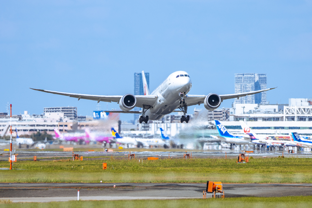 Taking off！