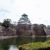 大阪城を望む