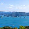 海に浮かぶ島々