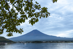河口湖からの富士山