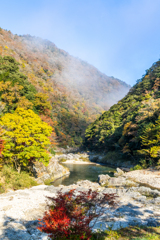 長門峡の秋