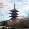 京の都の五重の塔