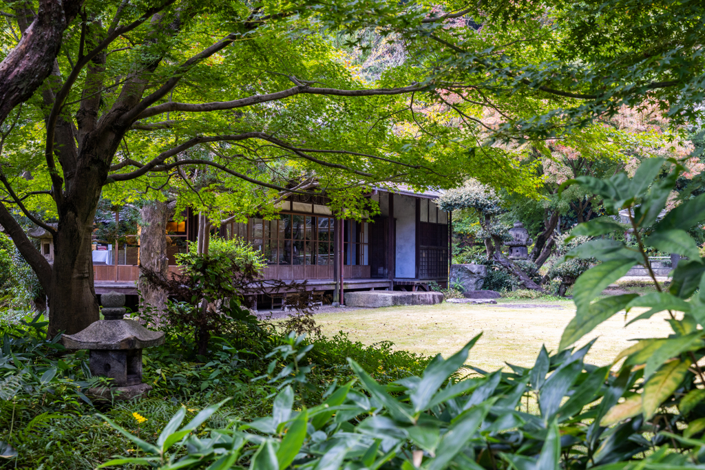 旧安川邸の中庭