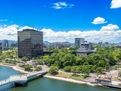 小倉城俯瞰