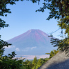 Mt. Fuji in green frame