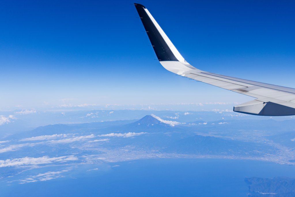 眼下に聳えるMt.Fuji