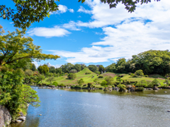 晩夏の水前寺公園