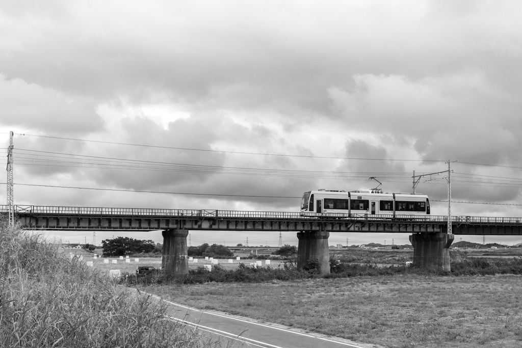 列車＆牧草ロール