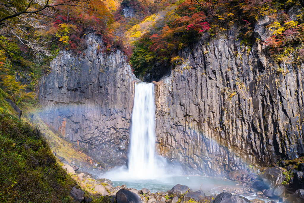 the autumn colors