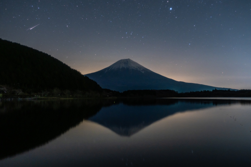 田貫湖の夜