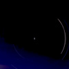 周る北極星