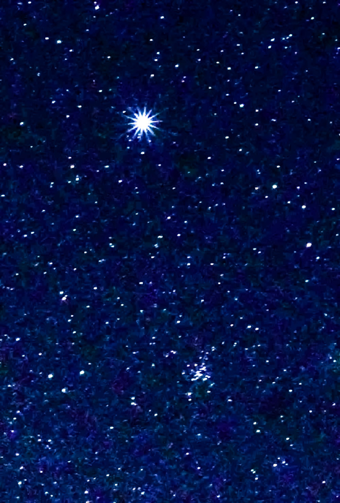 シリウスと散開星団