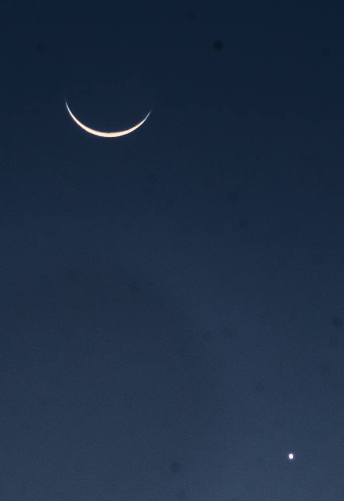 月と金星