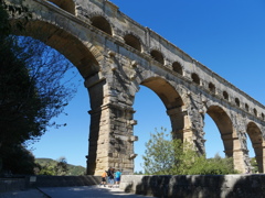 晩夏のポン・デュ・ガール Pont du Gard　