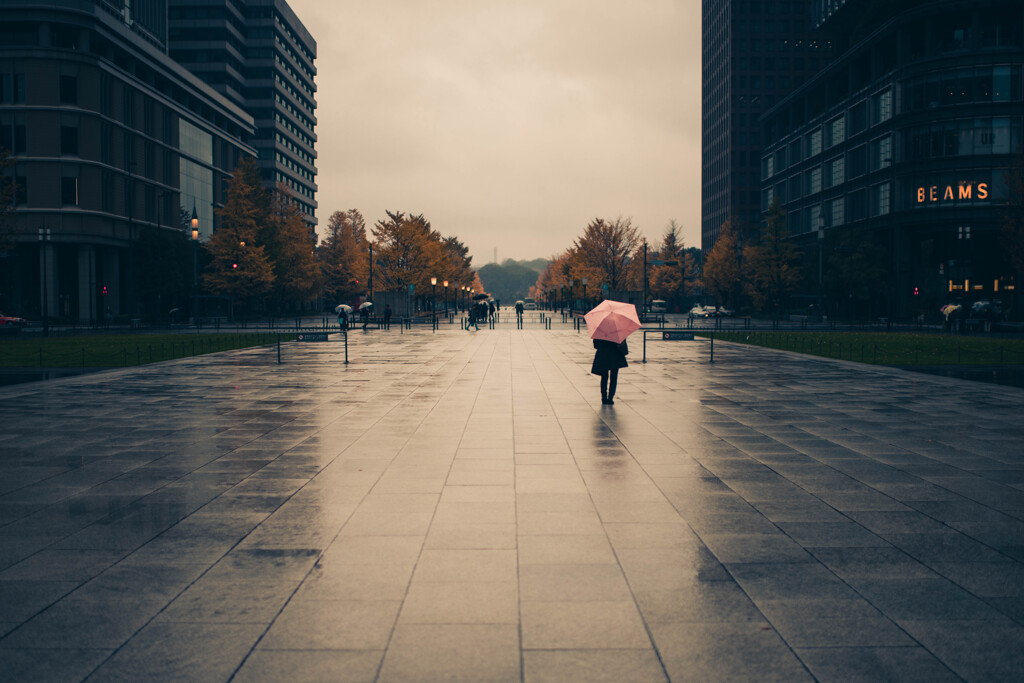 冷たい雨の日