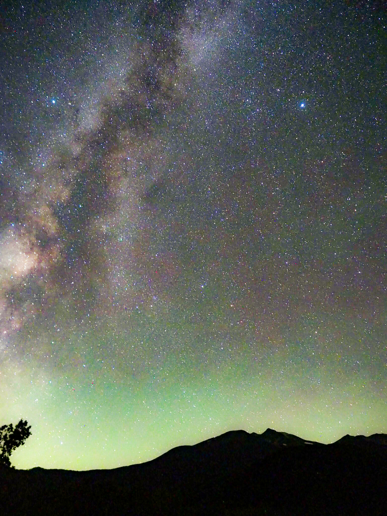 秋の夜空 天の川