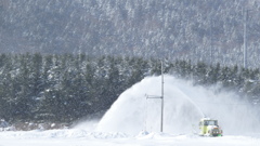 除雪。
