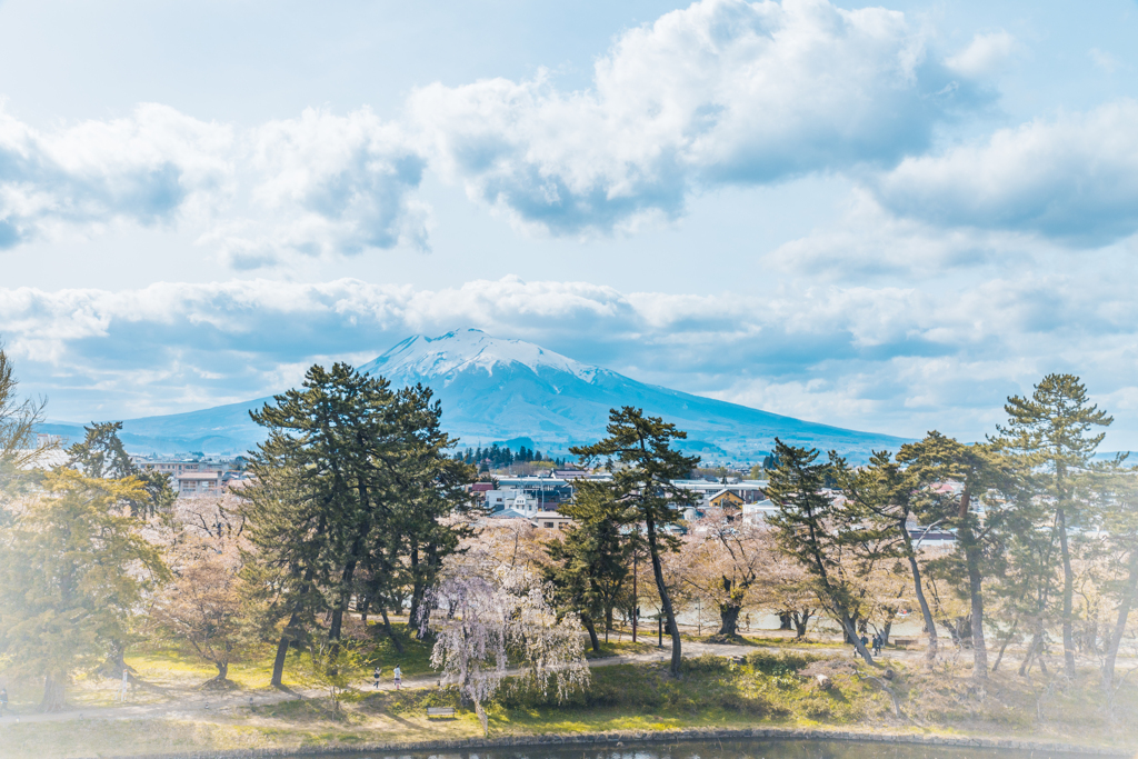 岩木山の眺望