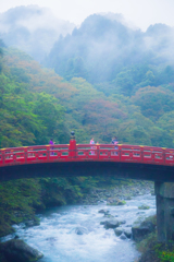 着物と神橋