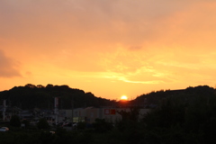 初☆夕陽撮影