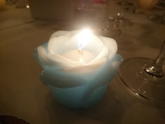 バラのキャンドル