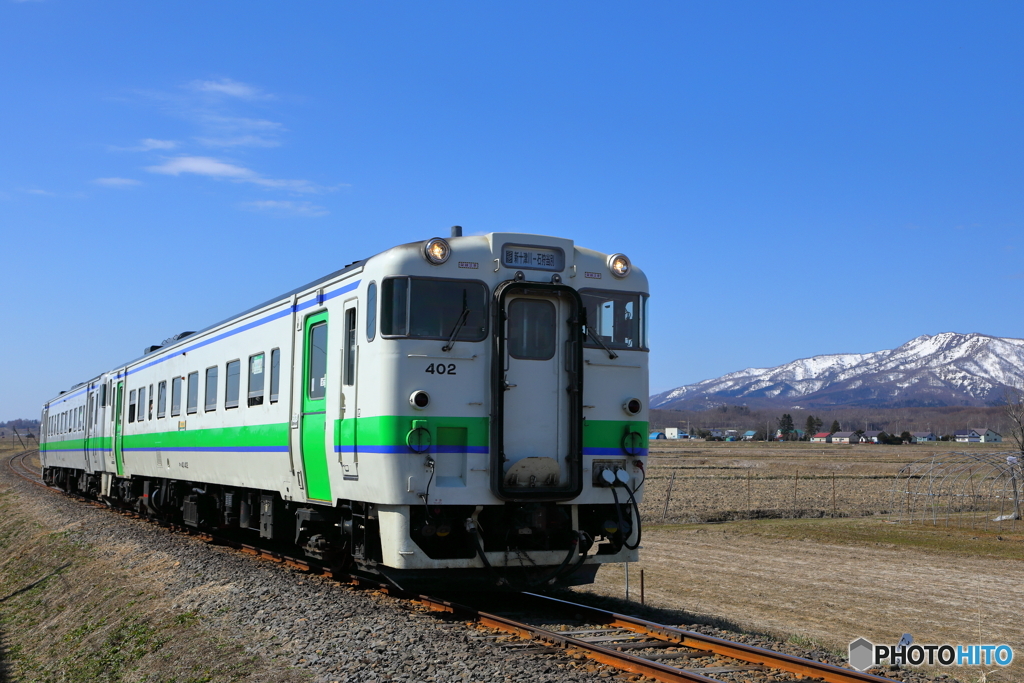 JR札沼線下り最終列車