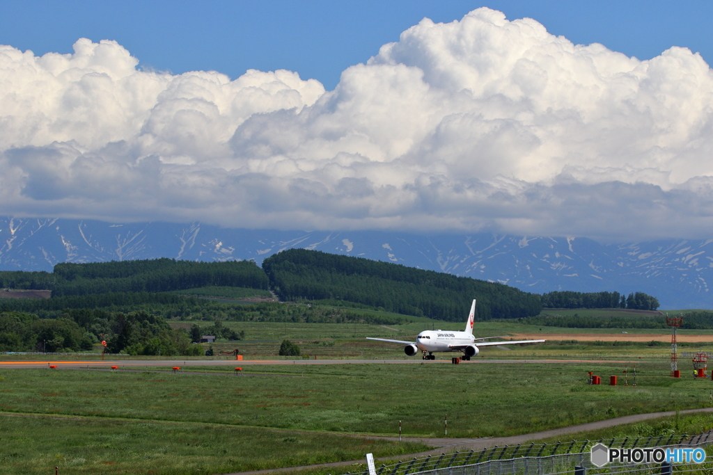 初夏の旭川空港