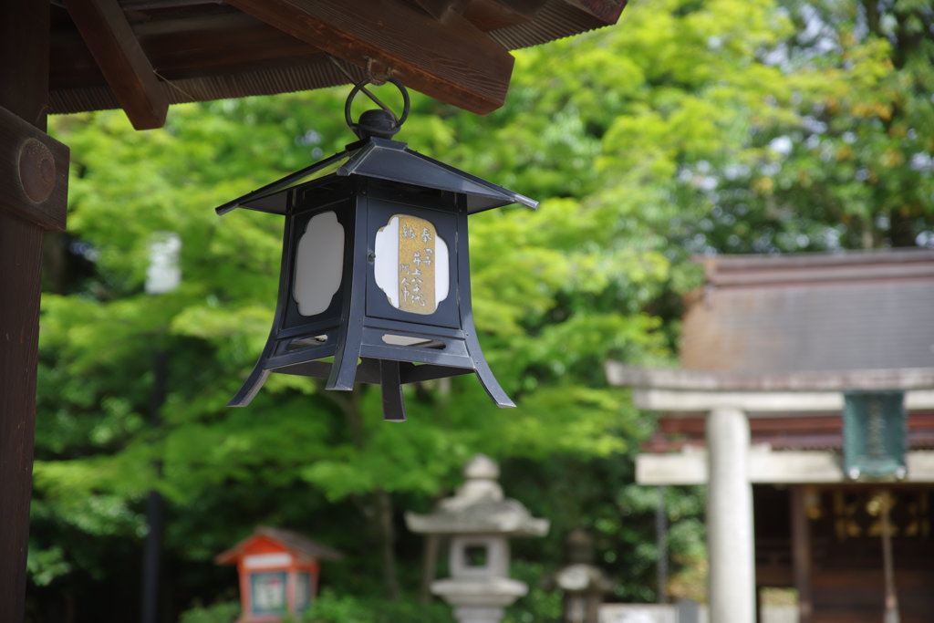 八坂神社にて