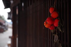 奈良井宿03 吊るされた柿