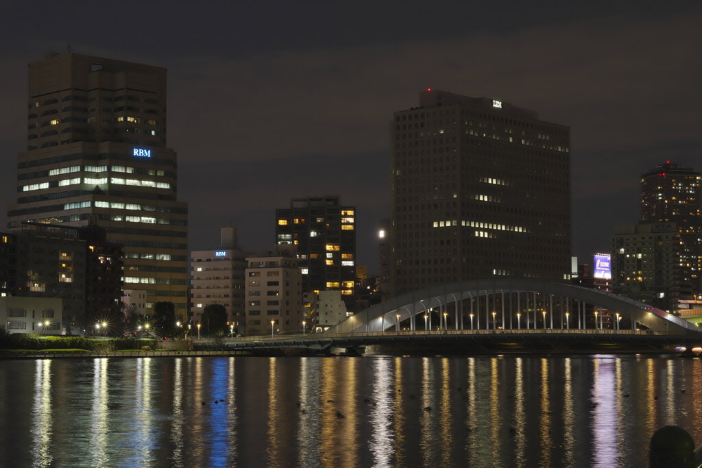 リミテッドレンズによる夜景試写