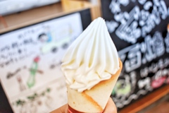 寒い中のソフト